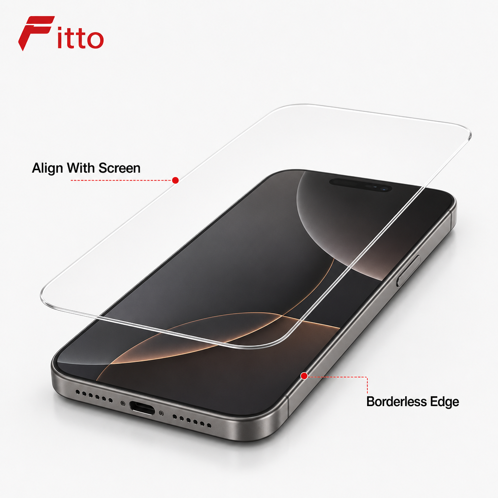 120 Pieces 5D HD Tempered Glass Screen Protectors for 17 Pro Max Smartphone, Borderless Dustproof Design