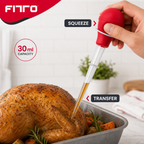 120 Pieces Turkey Baster, Clear Tube with Red Bulb, 30 ml, 1 Piece