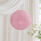 144 Pieces Pink Paper Wire Lantern, 25 cm, 1 Piece