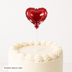 240 Pieces Love Heart Cake Topper Candle, Red, 1 Piece