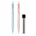 120 Pieces Mechanical Pencils with 0.7 mm Lead Refill, Pastel Clip Design, 2-Pack