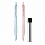 120 Pieces Mechanical Pencils with 0.7 mm Lead Refill, Pastel Clip Design, 2-Pack