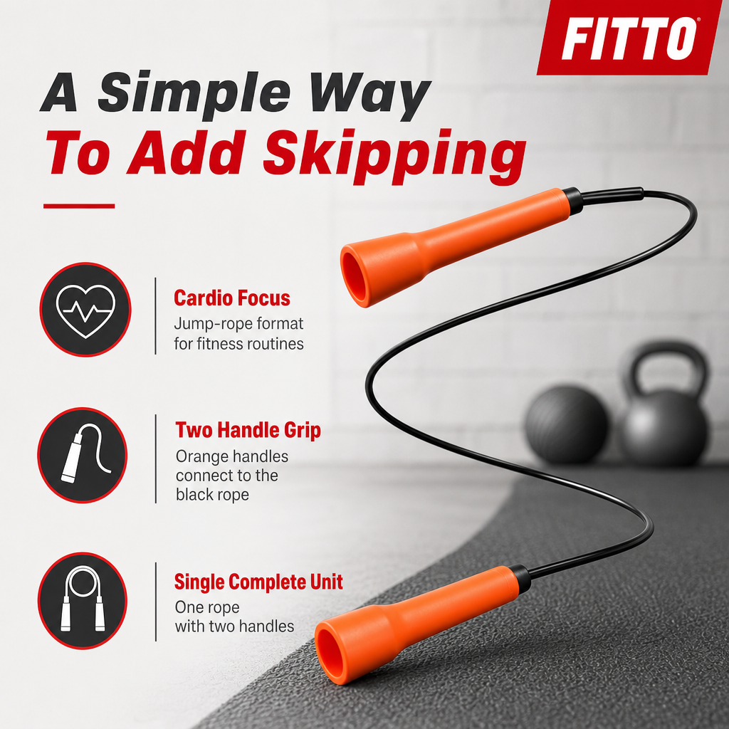 96 Pieces Jump Ropes for Cardio and Fitness, Black Rope with Orange Handles, Single Exercise Skipping Rope