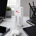 72 Pieces 50W 10-Port USB Desktop Charging Station, Multi-Device Charging Hub