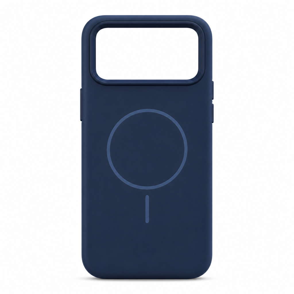 120 Pieces Magnetic Phone Cases with Raised Camera Protection for 15 Pro Model, Navy Blue