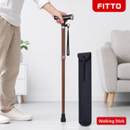 72 Pieces Walking Sticks with Protective Carry Sleeve, 90 cm, Brown and Black, 1 Piece