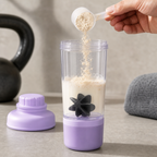 96 Pieces 500ml Shaker Bottle with Mixer, Lavender