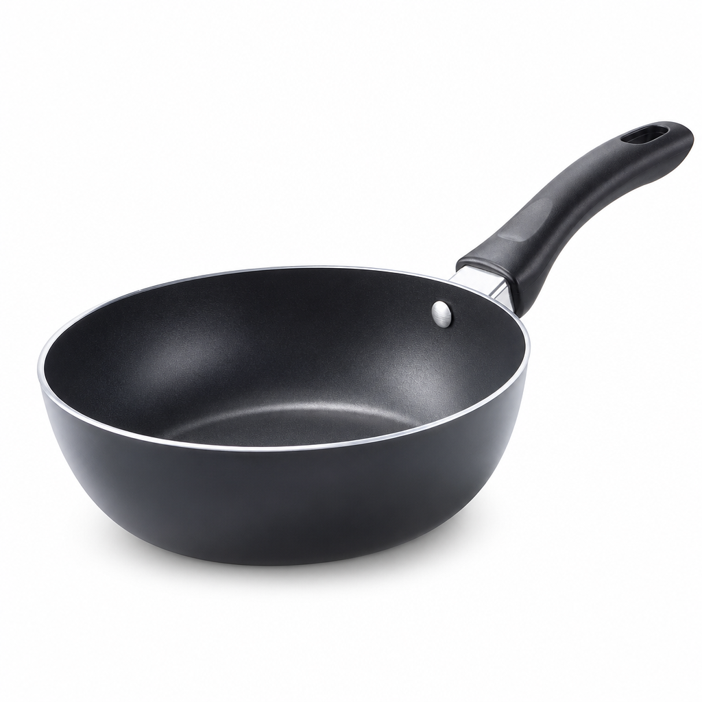 96 Pieces Sauce Pan Aluminum Nonstick 16 cm, Single Cooking Pot for Soups, Sauces and Small-Batch Meals