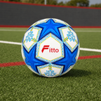 60 Pieces Size 3 Football, Blue Star Design, Single Ball for Training and Outdoor Play
