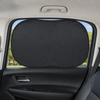 120 Pieces Foldable Car Window Sun Shades, Black, 65 x 38 cm