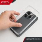 144 Pieces Crystal Clear Transparent Phone Cases for iPhone 14 Pro with Raised Camera Frame