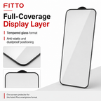 240 Pieces 9D Anti-Static Dustproof Tempered Glass Screen Protectors, Full Coverage