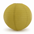 144 Pieces Gold Paper Wire Lantern, 10-Inch Round Hanging Decoration, 1 Piece