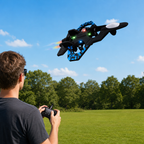 60 Pieces Remote Control Fighter Plane with 360° Stunt Function, 25.5 x 18 x 5.2 cm