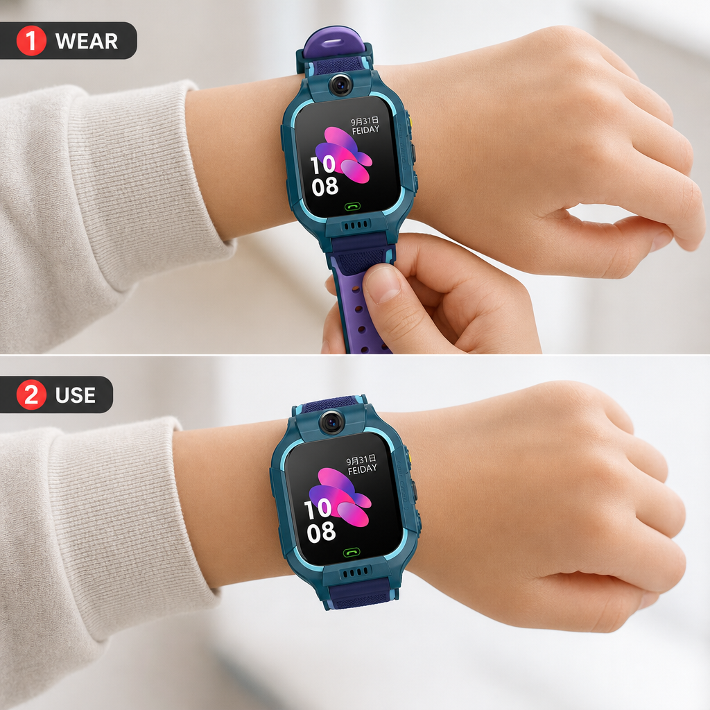 72 Pieces C002 GPS Smartwatches with Camera and Silicone Strap