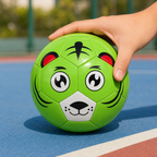 120 Pieces Mini Football Ball, Cartoon Face Design, 14 cm Single Ball, Assorted Colours