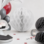 240 Pieces White Paper Honeycomb Ball Decoration, 30 cm, 1 Piece