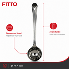144 Pieces Stainless Steel Basting Ladle, Size No. 1, 24 cm Long Handle Kitchen Utensil