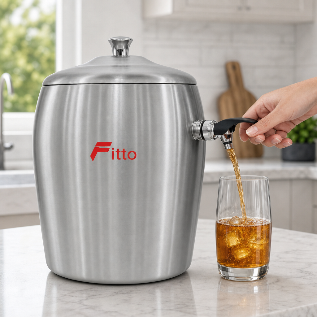 48 Pieces Stainless Steel Insulated Thermal Jug with Serving Spigot, 3.5 L, Silver and Black