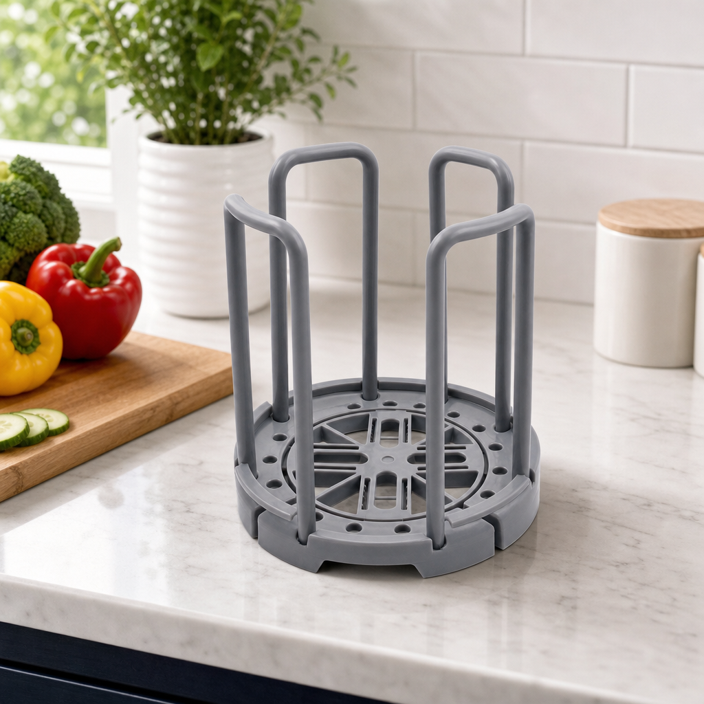 120 Pieces Kitchen Utensil Holder, Plastic Countertop Rack, Assorted Colour, 20 × 20 × 15 cm