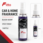 96 Pieces Car Air Fresheners Spray, Black Scent, Car & Home Perfume, 1 Piece