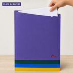 240 Pieces A4 Plastic Document Folder, Assorted Colour, 1 Piece