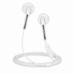 240 Pieces Wired Music Earphones with Microphone, White