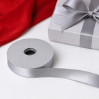 120 Pieces Silver Ribbon Roll, 2.8 cm x 80 yd, Decorative Craft Ribbon Spool