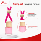 144 Pieces Hanging Bottle Air Freshener, Bouquet Scent, Car Interior Fragrance, 8 x 4 x 4 cm, 1 Piece