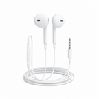 240 Pieces Wired Stereo Earphones, White, 1 Piece