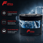 120 Pieces Car & Home Air Freshener, Ice Scent, 90g Jar