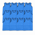 48 Pieces Mesh Sports Training Bib Vests, Small Size, Blue, 12-Piece Pack