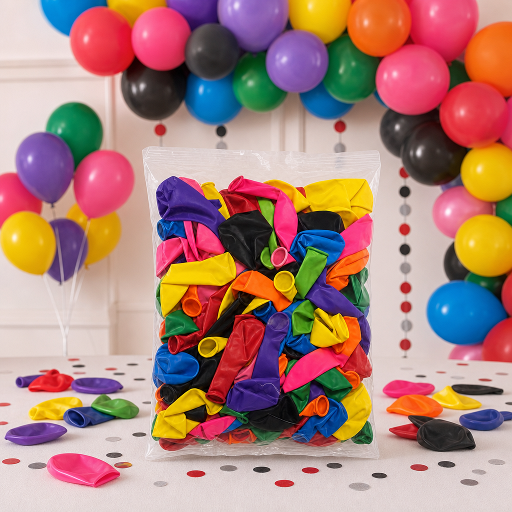 96 Pieces Multi Color Balloons, 100 Pieces for Party Decorations and Celebrations