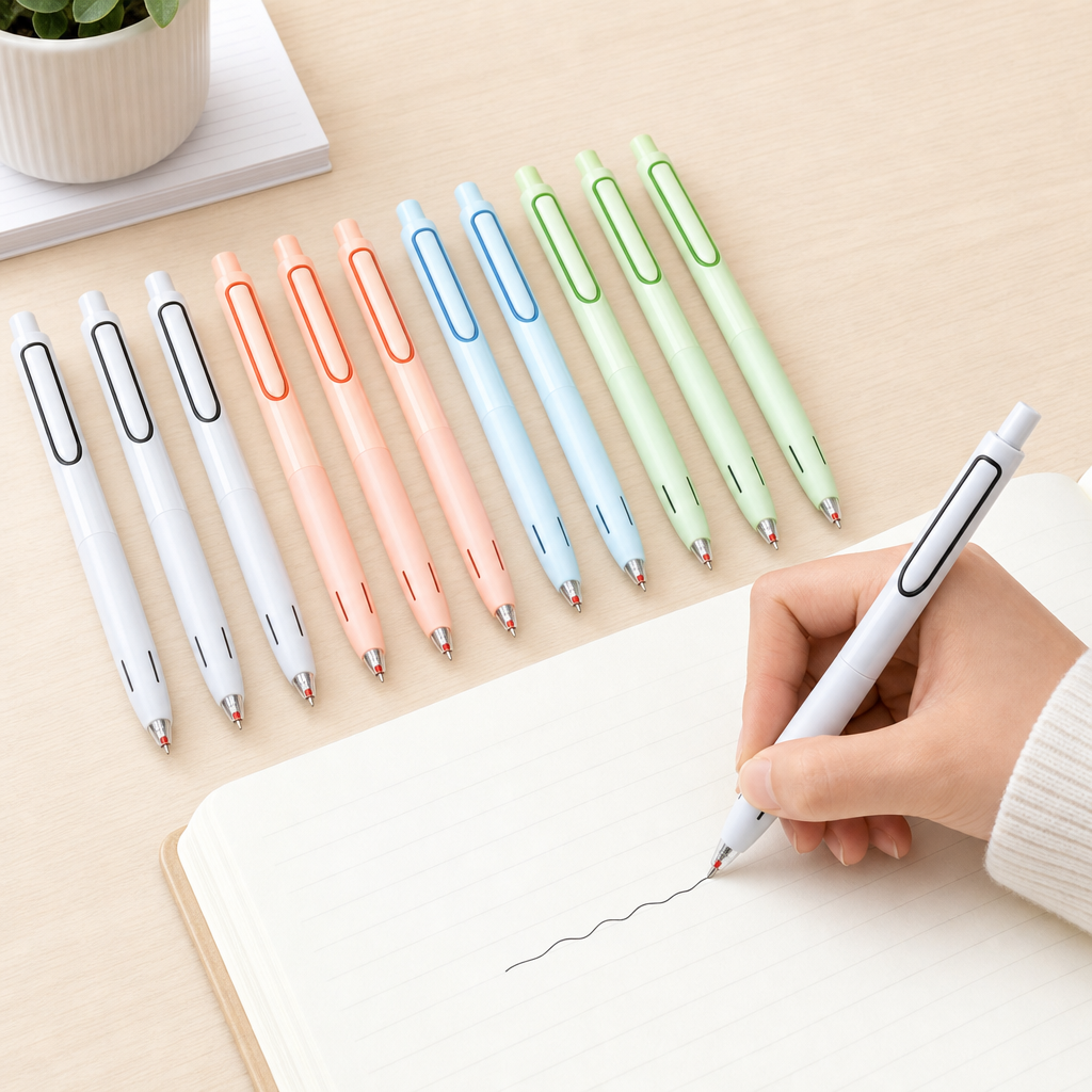 72 Pieces Gel Pens, 0.7 mm, 12 Pieces