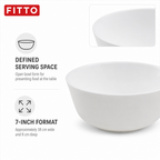 120 Pieces Serving Bowl, 7 Inch, White, Single Piece Tablewares