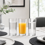 96 Pieces Clear Glass Tumbler Set, 210 ml, 3 Pieces