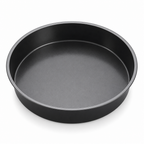 96 Pieces Cake Moulds, Round Carbon Steel Non-Stick Baking Pan, Black, 33 cm, 1 Piece