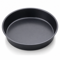 96 Pieces Round Cake Mold 24 cm, Carbon Steel Non-Stick Baking Pan, Black, 1 Piece