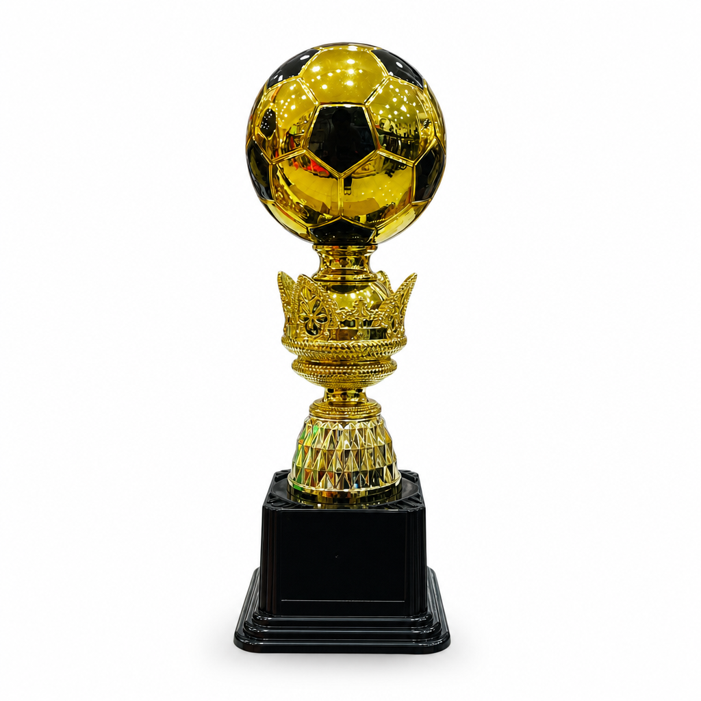 72 Pieces Plastic Football Trophy, 28 cm Gold and Black Award for Sports Recognition Display