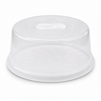 96 Pieces Clear Plastic Cake Covers with Round Base, 30 cm, 1 Piece