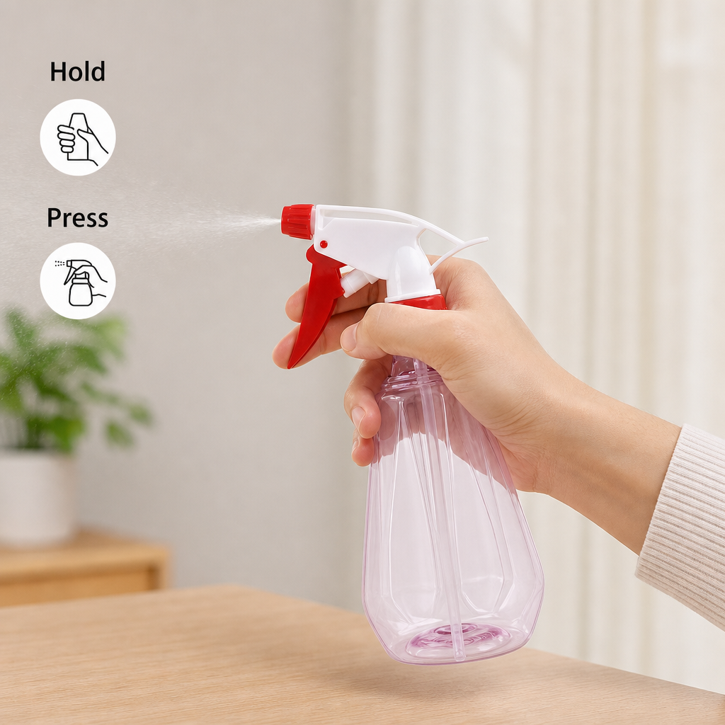 240 Pieces 350 ml Plastic Trigger Spray Bottle, Assorted Colour, 1 Piece