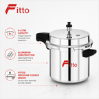 48 Pieces Aluminium Pressure Cooker, 5 Litre Capacity, Single Piece