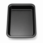 96 Pieces Cake Mold, Black Rectangular Carbon Steel Non-Stick Baking Pan, 32 × 22 × 5 cm, 1 Piece
