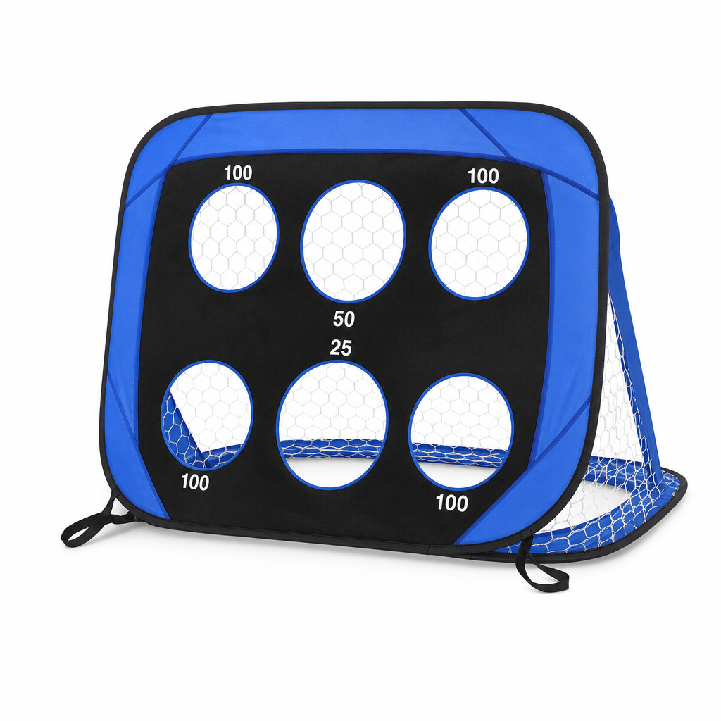 48 Pieces Foldable Football Goal Target Net for Shooting Practice and Ball Accuracy Drills