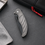 120 Pieces Folding Pocket Knives, 20 cm Open Length, Black and Silver, 1 Piece