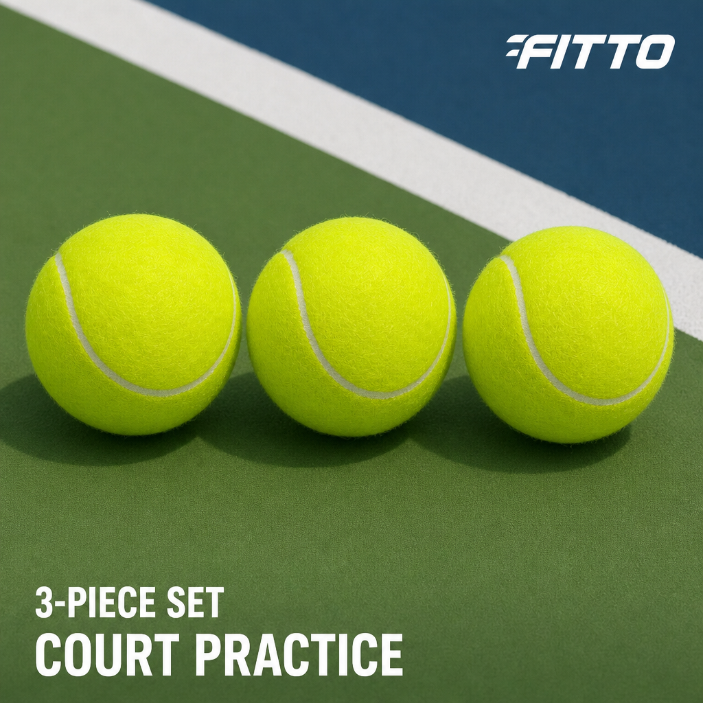 120 Pieces Tennis Ball Set, 3 Pieces, Yellow-Green Practice Balls for Court Play