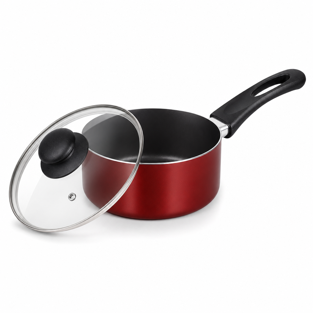 72 Pieces Sauce Pan With Lid, 20 cm Ceramic Non-Stick Cookwares