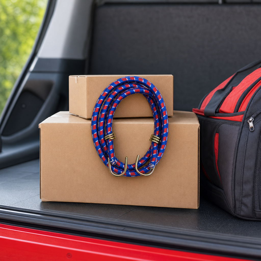 144 Pieces Elastic Bungee Cords with Hooks, 1.5 m, Multicolor, 1 Piece
