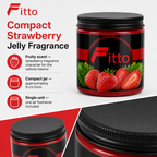 120 Pieces Jelly Air Freshener, Strawberry Scent, 1 Piece, 9 cm