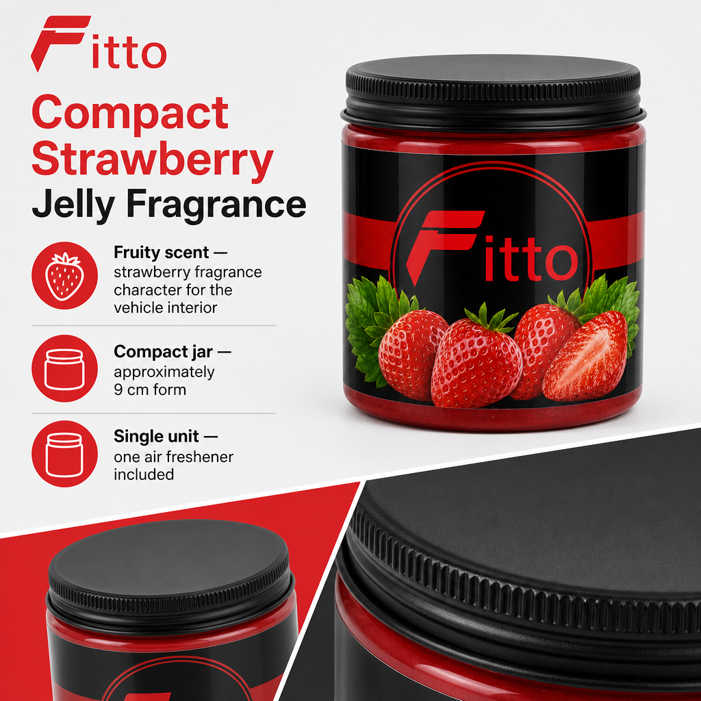 120 Pieces Jelly Air Freshener, Strawberry Scent, 1 Piece, 9 cm